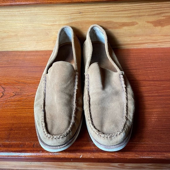 Jack Erwin Men’s Brown Moccasin Slip On Shoes - Picture 3 of 8